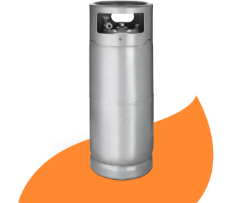 Botijão de gás grande, de 13kg