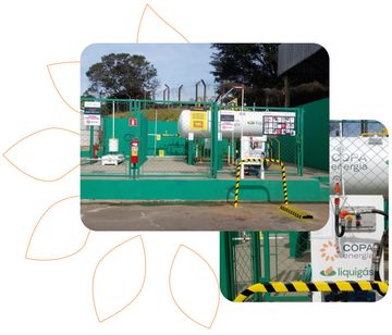 Imagens da Gás station