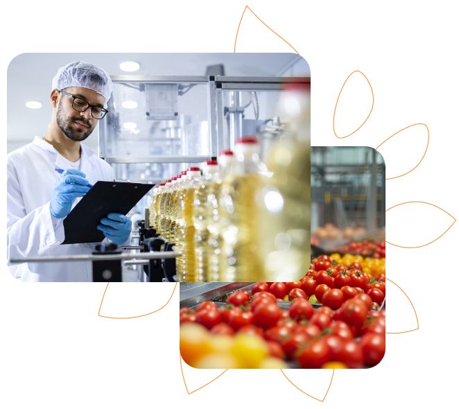 Imagens da Indústria alimentícia
